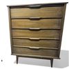 Image 1 : Retro Mid Century Dresser 36x18x45" Needs One Leg Repaired