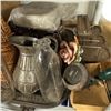 Image 3 : Assorted Vintage Items: Beer Bottle, Silverplate Car Parts 8 Tracks and More