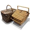 Image 2 : Two Vintage Picnic Baskets