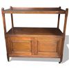Image 1 : Victorian Style Mahogany Two-Tier Buffet Sideboard 19th Century 42x18x42"