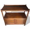 Image 2 : Victorian Style Mahogany Two-Tier Buffet Sideboard 19th Century 42x18x42"