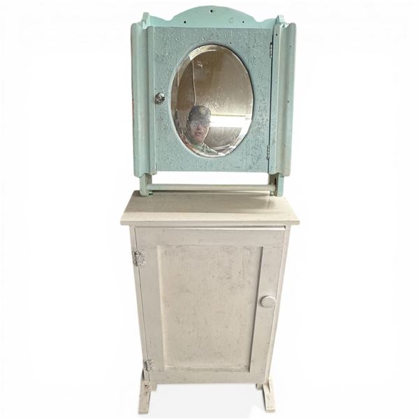 Bathoroom Medicine Cabinet and Floor Cabinet