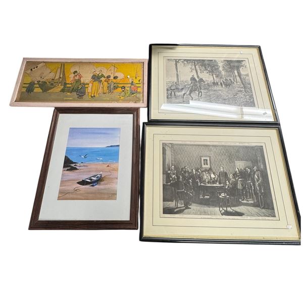 Collection of Vintage Prints and Lithographs