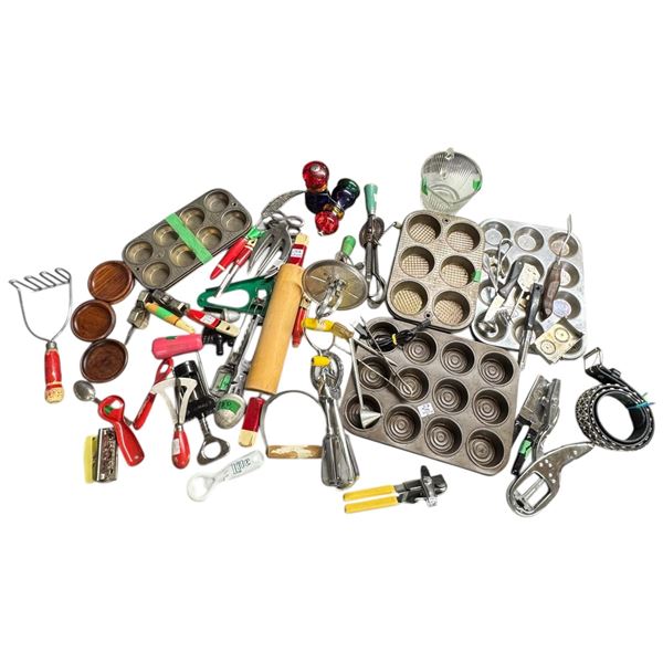 Vintage Kitchen Collectables and Implementss