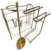 Image 1 : Brass and Brass Tone Bathroom Towel Racks