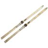 Image 1 : Antique Wooden Skis 80" Long
