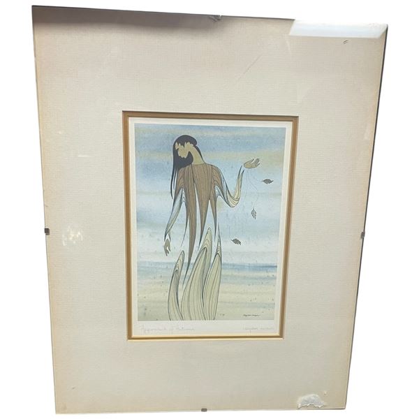 Ioyan Mani Framed Print "Approach of Autumn" (Framed Dimensions: 11" X 14")