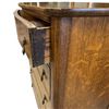 Image 5 : Mid Century Oak Chest of Drawers 30x17x39"