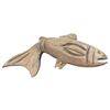 Image 1 : Handcrafted Cedar Wooden Salmon Fish Wall Hanging Art Signed "Q" 28" Long