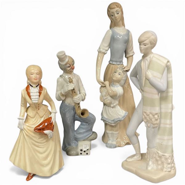 Assorted Porcelain Figurines: Tengra, Royal Stafford and More