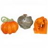 Image 1 : Vintage Anchor Hocking Piggy Bank, Handblown Glass Pumpkin 6" Long and Cute Bear Bookend