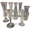 Image 1 : Assorted Glass and Crystal Vases Tallest is 8.25" Tall