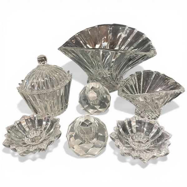 "Diamond Fire" Pattern and Smiliar Style Glass Pieces