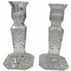 Image 2 : Pinwheel Crystal Candlestick Holders, S&P Shakers and Pair of Floral Candle Holders