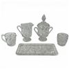 Image 1 : Pinwheel Crystal Cream and Sugar Sets