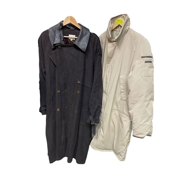 2 Size 42 Jackets * Black Full Length and North Country Down Jacket * Preowned