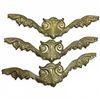 Image 1 : 3 Brass Furniture Appliques * Approximately 18" Long