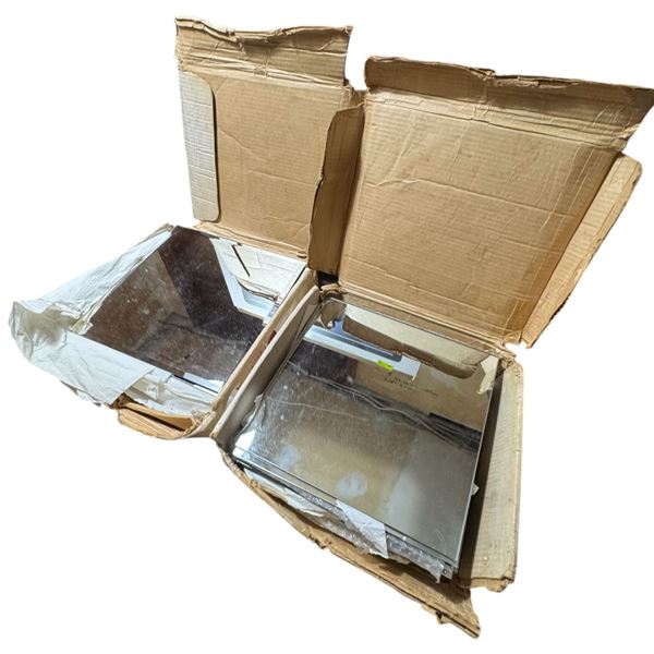 Vintage Mirrored Pieces 12"x12"