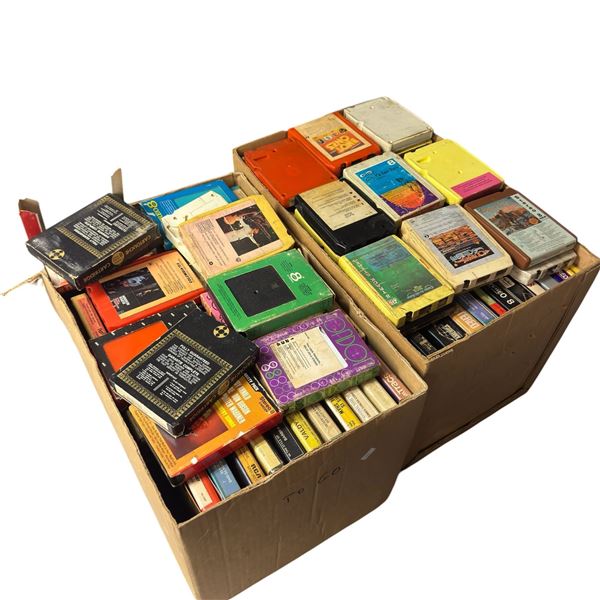 Large Collection of 8 Tracks