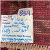 Image 2 : Genuine Hand Knotted Persian Wool Carpet from Iran *  Shiraz  (4' x 2'8" / 120cm x 80cm)
