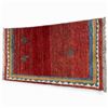Image 1 : Genuine Hand Knotted Persian Wool Carpet from Iran * Gabbeh, Shiraz  (4' x 2'4" / 120cm x 70cm)