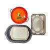Image 1 : Collection of Kitchen Pans Including a Le Creuset Orange Pot