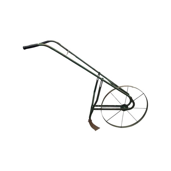 Vintage Garden Walk Behind Cultivator/push Plow Made from Wrought Iron