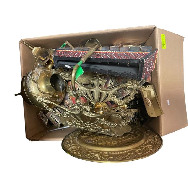 Large Collection of Brass Decorative Items