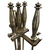 Image 2 : Brass Fire Place Tools on Stand * One handle needs repair