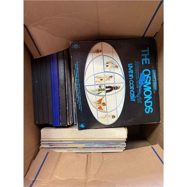 Large Box of Vintage LP Records