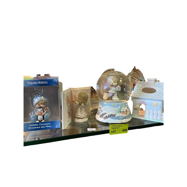 Group of Precious Moments Plates, Snow Globe & more