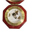 Image 2 : Beautiful Wood Box World Clock 5x5x4"