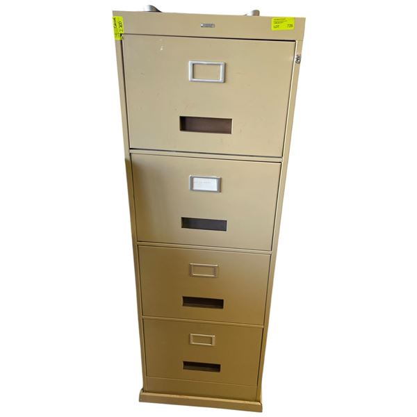 4-Drawer Metal Filing Cabinet (27" x 18" x 54" tall)