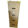 Image 1 : 4-Drawer Metal Filing Cabinet (27" x 18" x 54" tall)