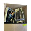 Image 2 : Large Quantity of Assorted Women's Shoes in 3 Large Vintage Suitcases and 1 Box