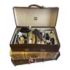 Image 4 : Large Quantity of Assorted Women's Shoes in 3 Large Vintage Suitcases and 1 Box