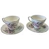 Image 1 : 2 Duchess England 25th Anniversary "Gillian" China Tea Cups