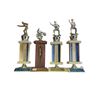 Image 1 : 3 Vintage Marksman Trophies & 1 Motor Cross Trophy