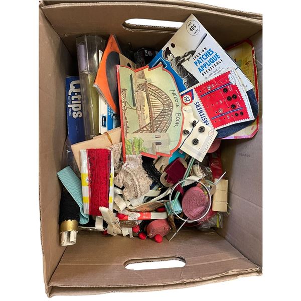Box of Sewing Notions * Some Vintage
