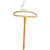 Image 2 : Bamboo Umbrella Holder Full of Wood Hangers and Wood Retail Hangers with Long Handles