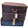 Image 1 : 3 Large Vintage Suitcases