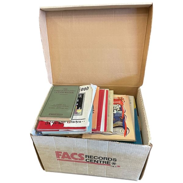 Box of Vintage Hard Cover Books * Featuring "The Scarecrow of Oz by Frank Baum"