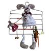 Image 1 : Pants Hanger with Strung-Out Bunny Doll