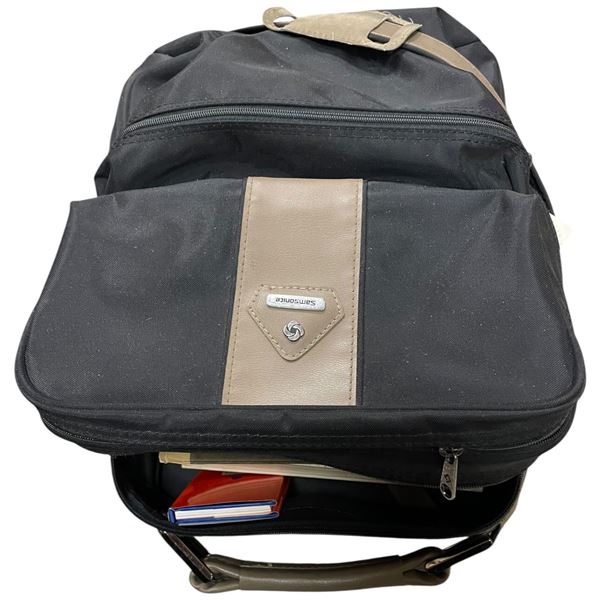 Samsonite Backpack Full of Books