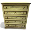 Image 1 : Hand Painted 5-Drawer Chest (12" x 29" x 35" tall)