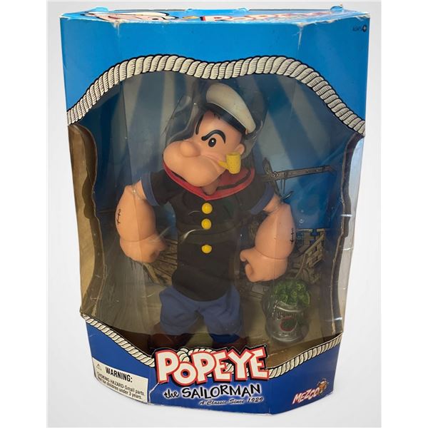 2001 Mezco Popeye The Sailor Man Action 12" Tall Figure