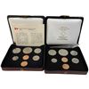 Image 1 : 1977 & 1978 Canada Specimen Double Penny Sets in Original Display Cases