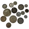 Image 1 : Bag of Assorted World Coins (Total weight: 124 grams)