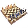 Image 1 : Saladin Vs Crusaders Chess Set: Historical Resin Figures  18x18"