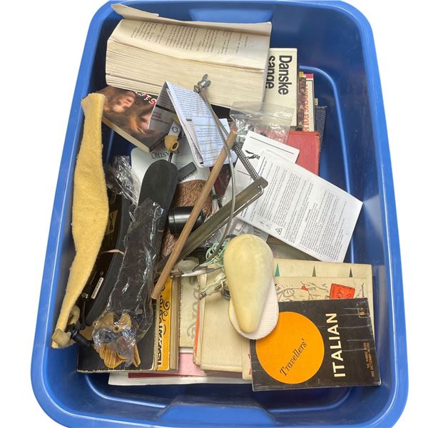 Tote of Foreign Language Books and More